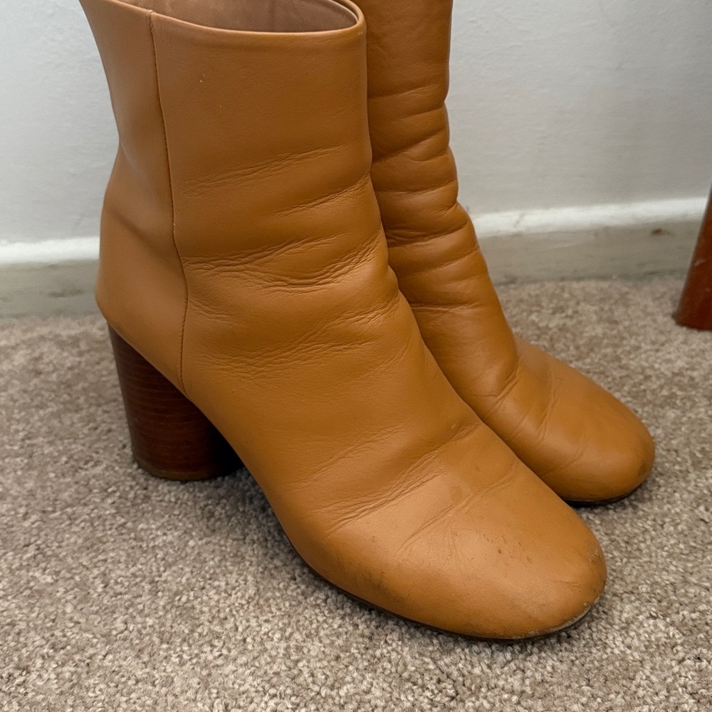 Maison Martin Margiela Tan Ankle Boots - Picture 6 of 8